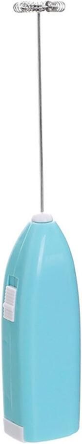 Elektrische Mixer Mini Klopper Cremes en Eieren Kloppen Krachtige Roerfunctie 3.6x2.4x10cm Blauw