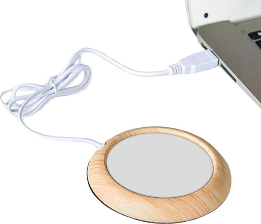 Elektrische Mok Warmer USB Cup Warmer Dranken Warm Houden Intelligente Temperatuurregeling 10.3 x 10.3 cm Meerkleurig