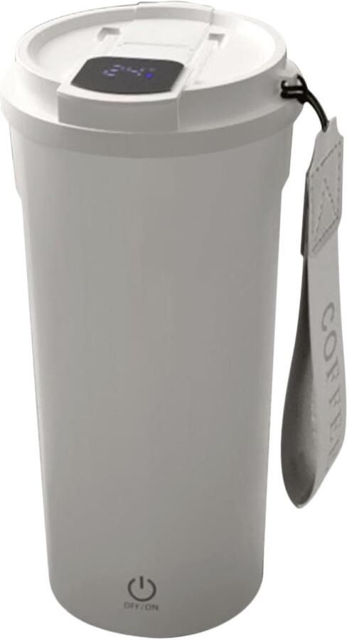 Elektrische Mok Zelfroerend Beker Dranken Mengen Met Temperatuurweergave 400ml Inhoud