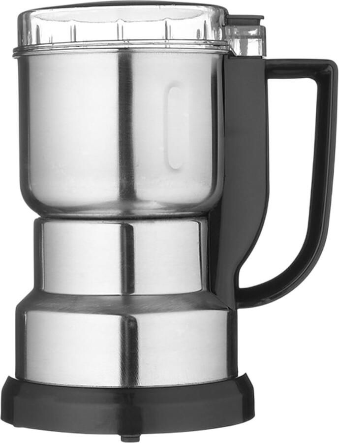 Elektrische Molen Kruidenmaler Koffiemolen Snel Malen Krachtige Motor 12.5 x 18 cm Zilver