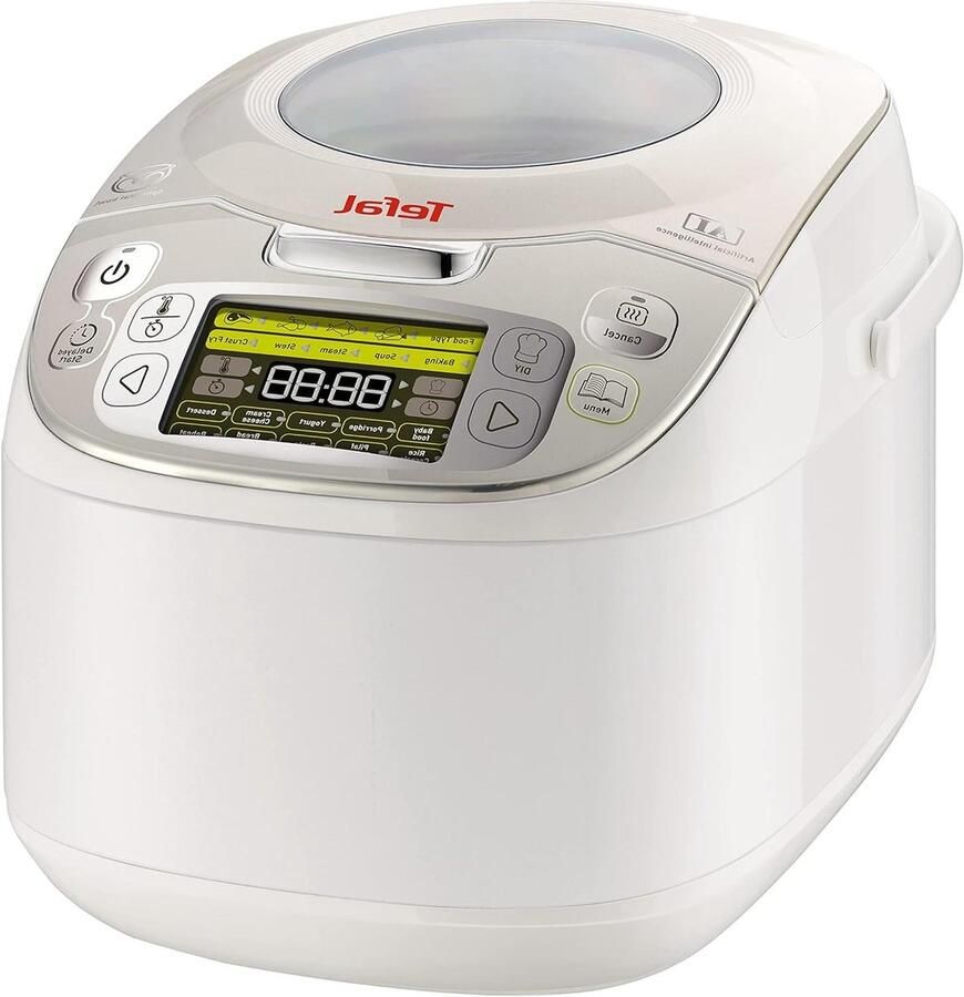 Elektrische Multicooker Alles Eter Veelzijdige Maaltijden 45 Programma's 5 Liter Wit