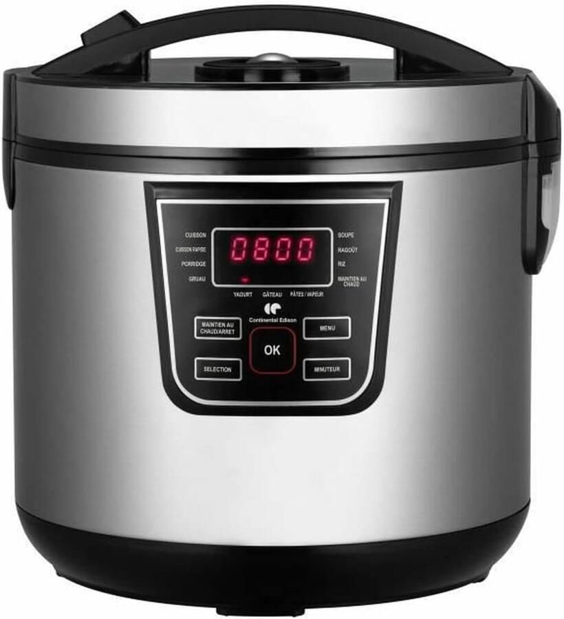 Elektrische multicooker Alles-in-één koker Gemakkelijk koken Digitale bediening 5 Liter Metaal