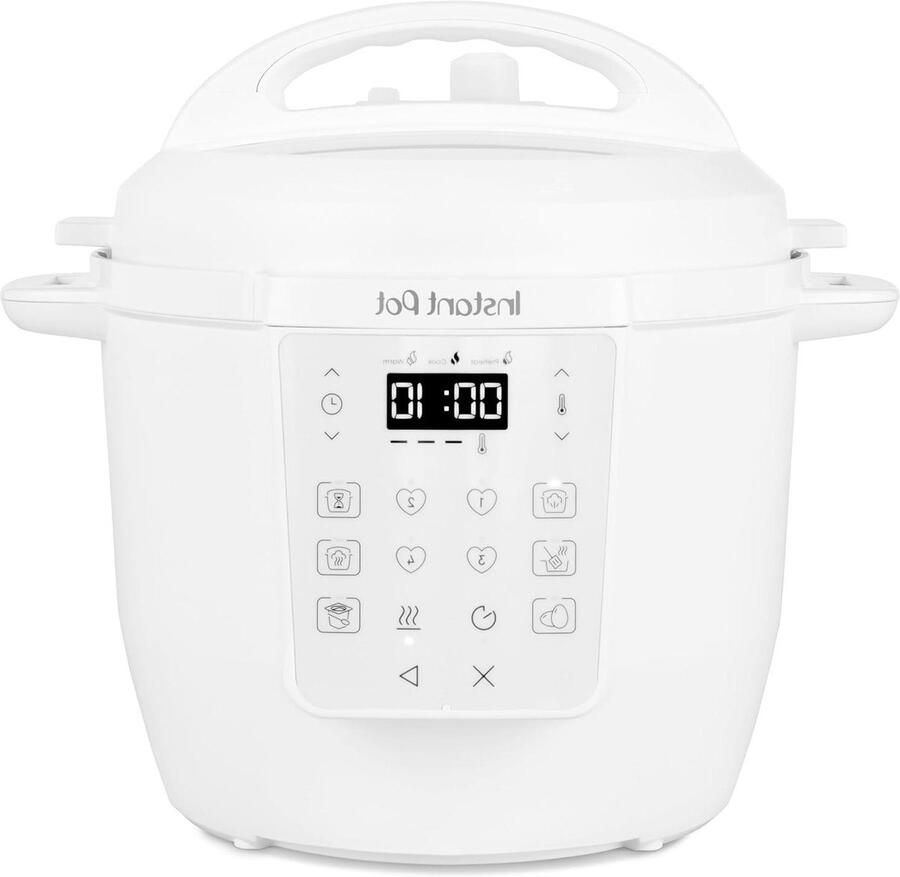 Elektrische Multicooker Snelkookpan Rijstkoker Maaltijden Bereiden 7-in-1 Functie 5.7 Liter Wit
