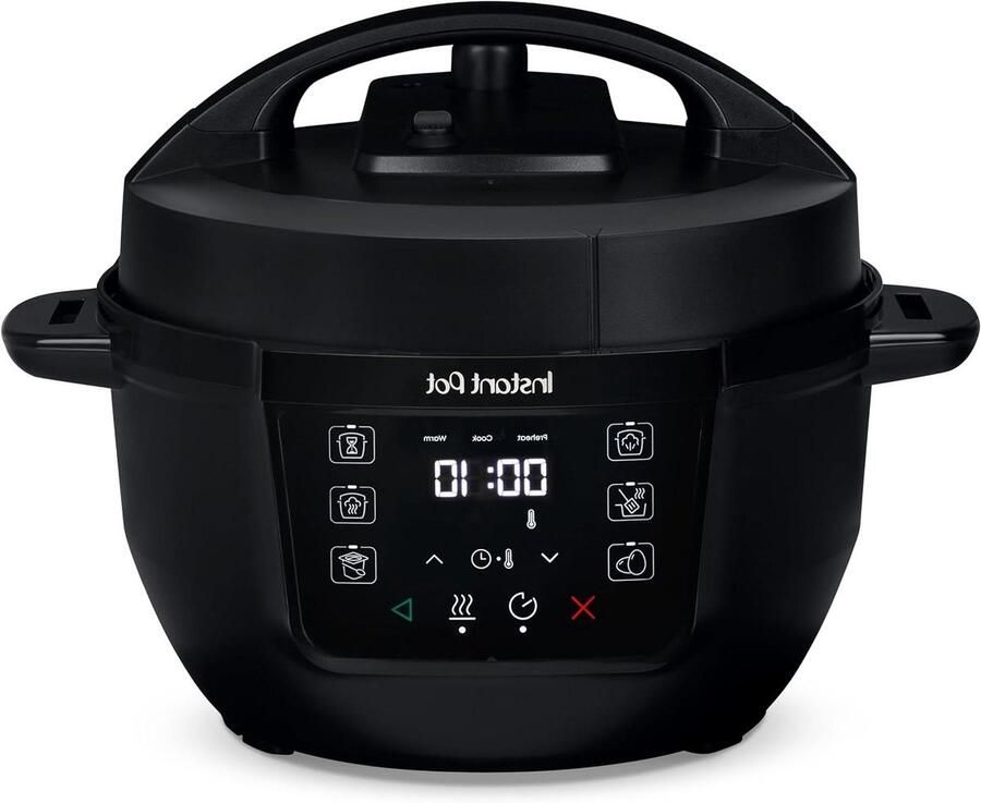 Elektrische Multicooker Snelle Kookpan Maaltijden Bereiden Compact Formaat 38 Liter Zwart
