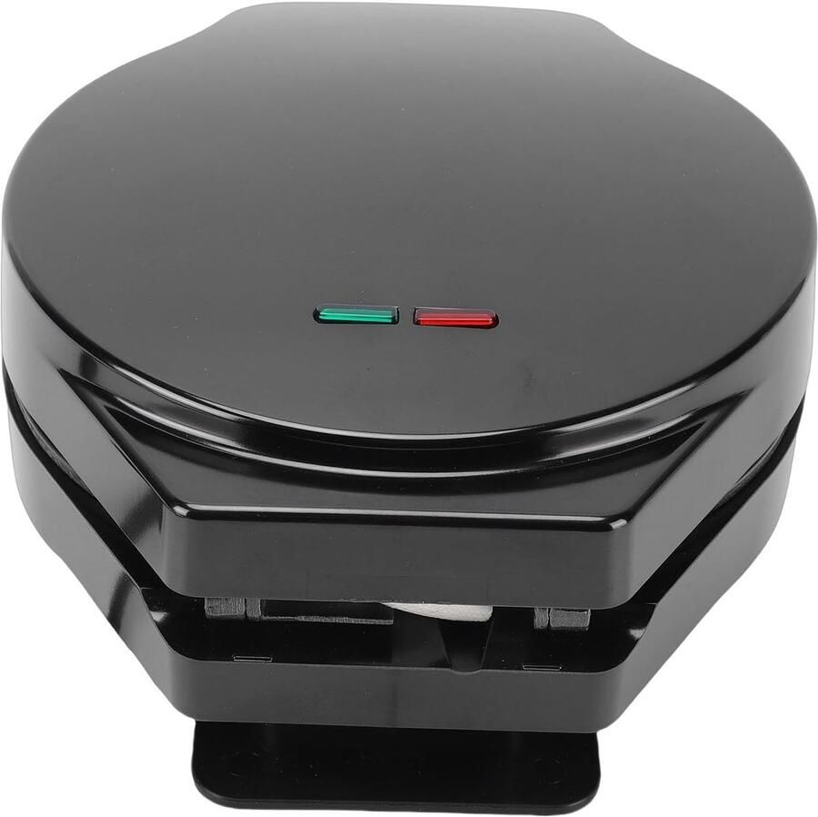 Elektrische Omeletmaker Frittata Pan Snel Ontbijt Dubbele Kookzones 26.5 x 20.5 x 13 cm Zwart