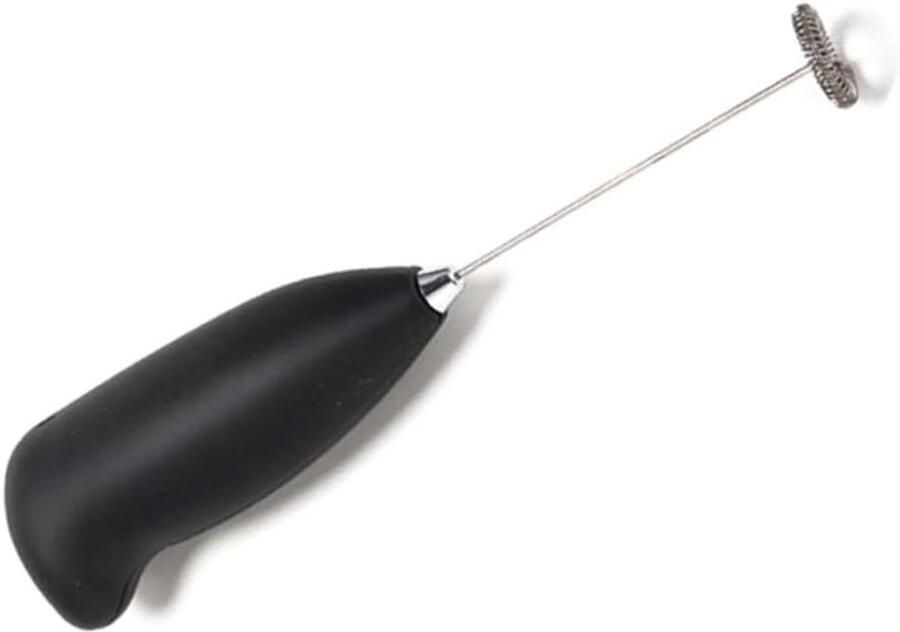 Elektrische Opschuimer Koffieroerder Romige Drankjes Maken Stoomvrij Opschuimen 21 cm Lengte Zwart