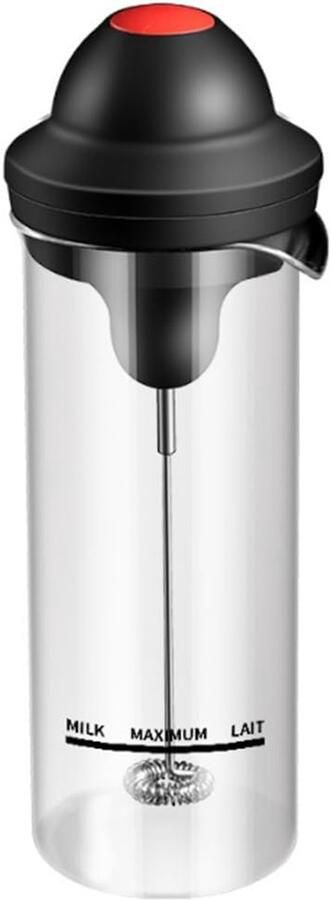 Elektrische Opschuimer Melk Klopper Koffie Maken Hittebestendig Glas 450 ml Inhoud Zoals Afgebeeld