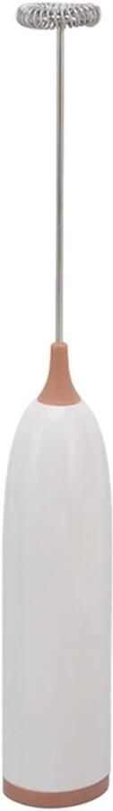Elektrische opschuimer Melk klopper Koffie maken RVS garde 23.6 cm Wit