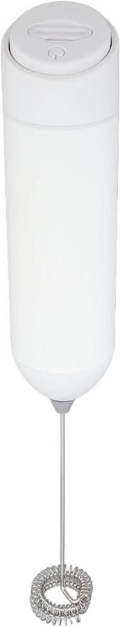 Elektrische opschuimer Mini garde Dranken maken Krachtige motor 14 cm lengte Wit
