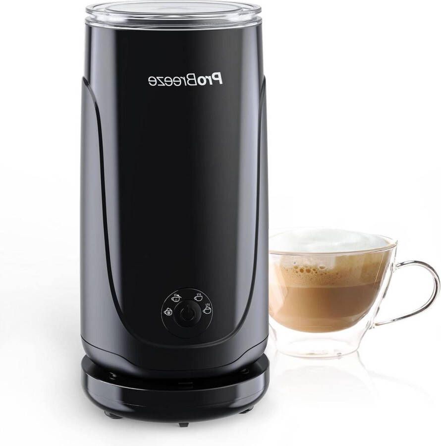 Elektrische Opschuimer voor Koffie en Melk Warme Chocolade Zwart - Foto 2