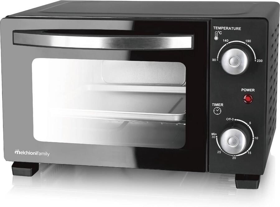 Elektrische oven 11 liter met instelbare temperatuur en timer