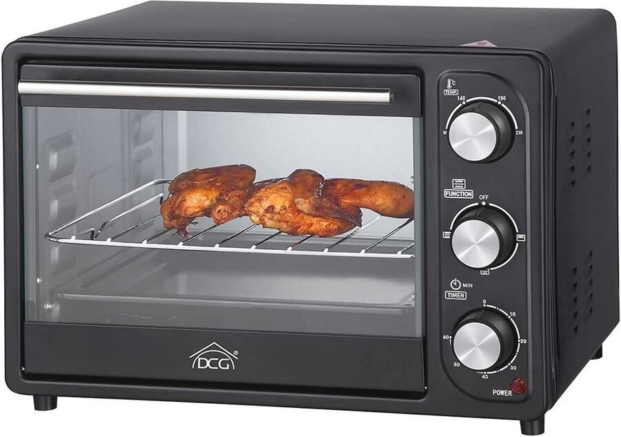 Elektrische Oven 20L met Instelbare Thermostaat en Timer