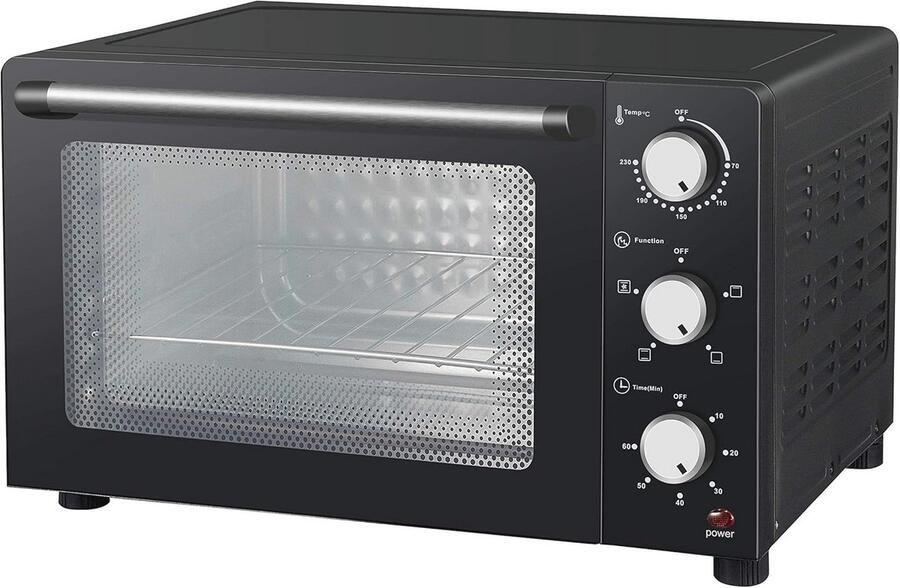 Elektrische Oven 31 Liter met 3 Bakmodi en Timer