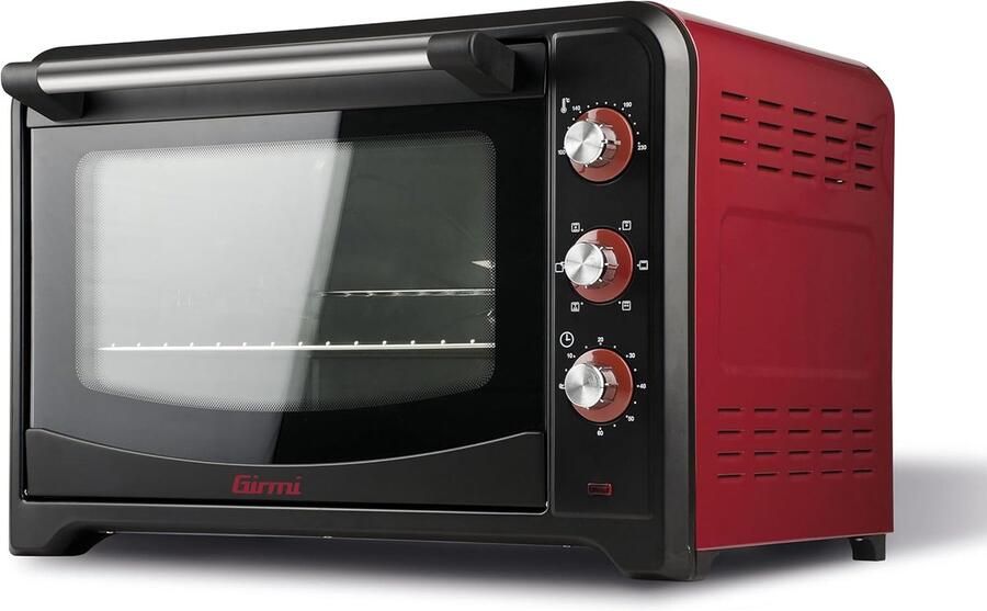 Elektrische Oven Bakoven Gelijkmatig Bakken Met Heteluchtfunctie 60 Liter Rood