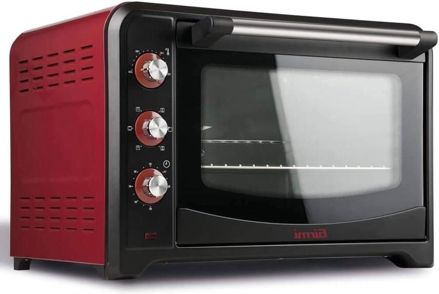 Elektrische Oven Convectie Oven Gelijk Garen Ruime Inhoud 42 Liter Rood