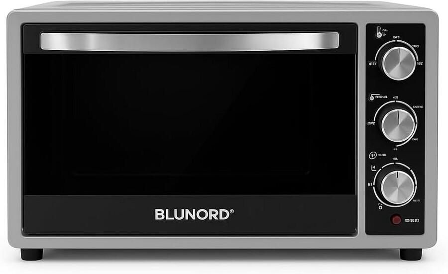 Elektrische Oven Kleine Keukenoven Maaltijden Bereiden Met Grillfunctie 32 Liter Inhoud Zwart