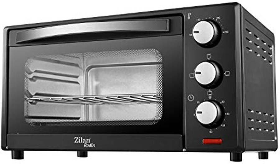 Elektrische oven met dubbele bescherming van glas 15 liter