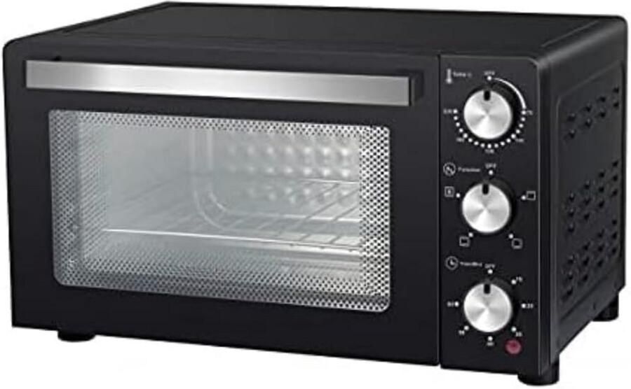 Elektrische Oven met Ventilatie 23 Liter 1200W Timer & Temperatuur tot 230°C