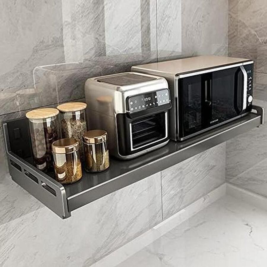 Elektrische Oven Mini Airfryer Bakken en Koken Temperatuurregeling 70-230°C 48L Capaciteit Rood en Zwart