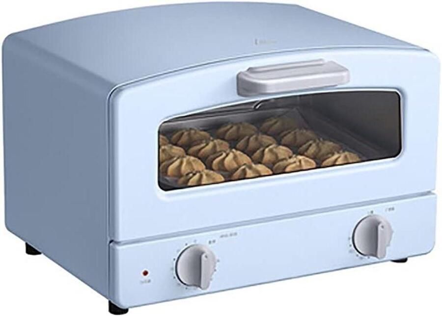 Elektrische Oven Mini Oven Thuis Bakken Veelzijdige Functies 12 Liter Blauw