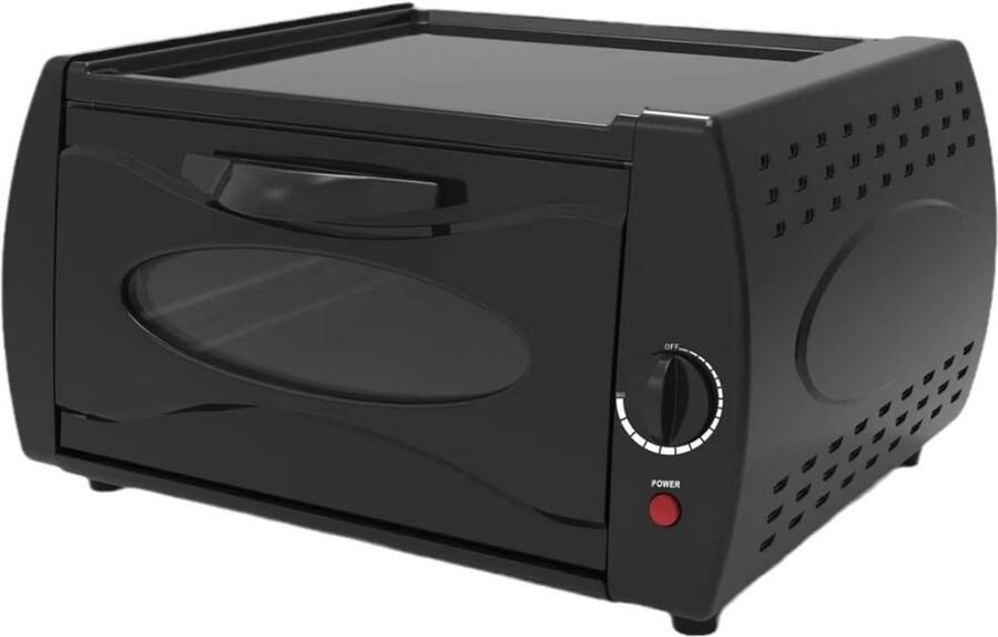 Elektrische Oven Pizzaoven Tandoori Gelijktijdig Koken Antiaanbaklaag Glazen Deur 15.8x11.8x8.6 Inch