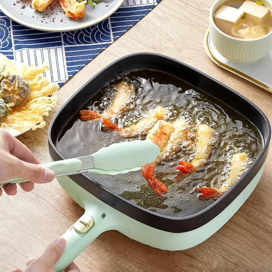Elektrische Pan Mini Kookpot Snelle Maaltijden Oververhitting Beveiliging 2 Liter Multicolor