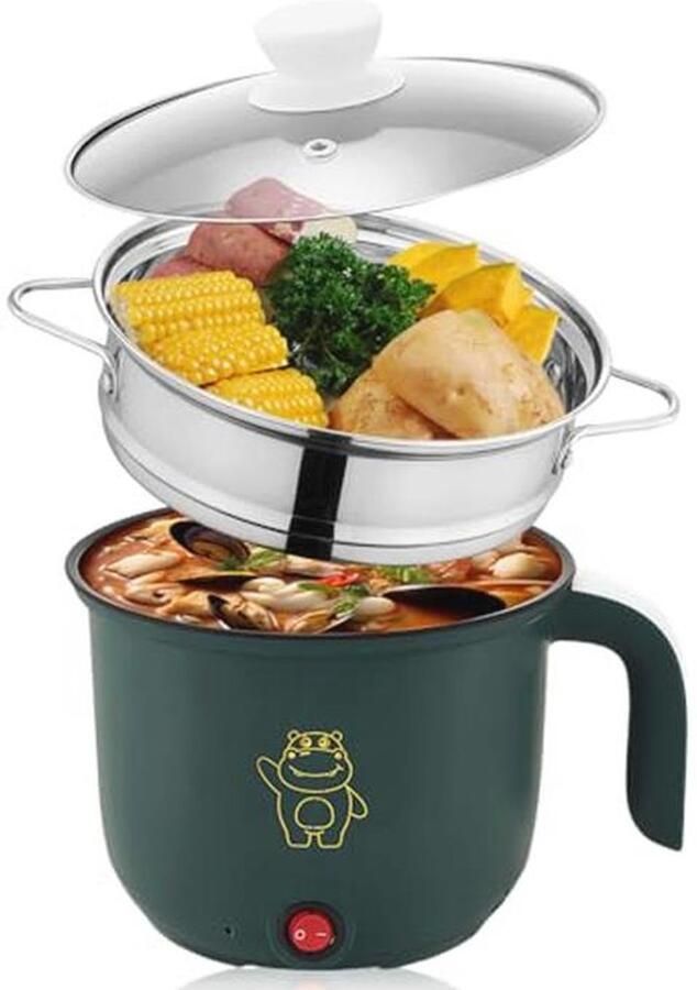 Elektrische pastascooker 1 8L met anti-aanbaklaag voor eenvoudig koken