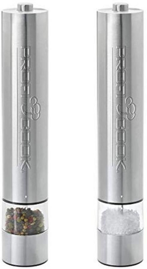 Elektrische Peper- en Zoutmolenset met Verlichting Hoogwaardige Keramische Precisiegrinder Set van 2