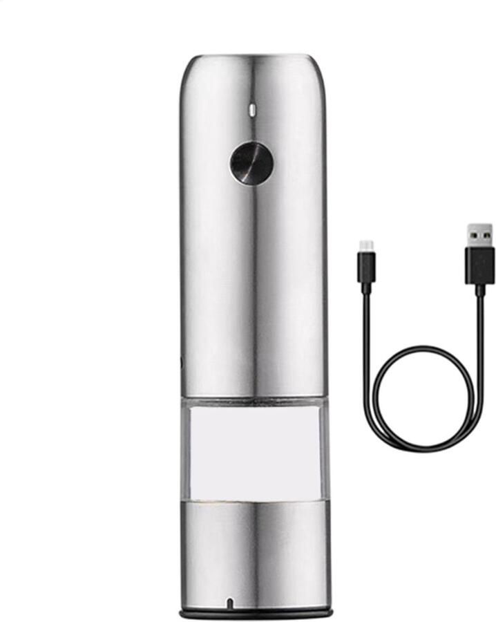 Elektrische Pepermolen Automatische Kruidenmolen Keuken Gebruik Verstelbare Grofheid 14 x 6.2 x 4.4 cm