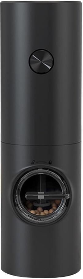 Elektrische Pepermolen Automatische Kruidenmolen Keuken Gebruik Verstelbare Grofheid 5.5 x 18 cm Zwart