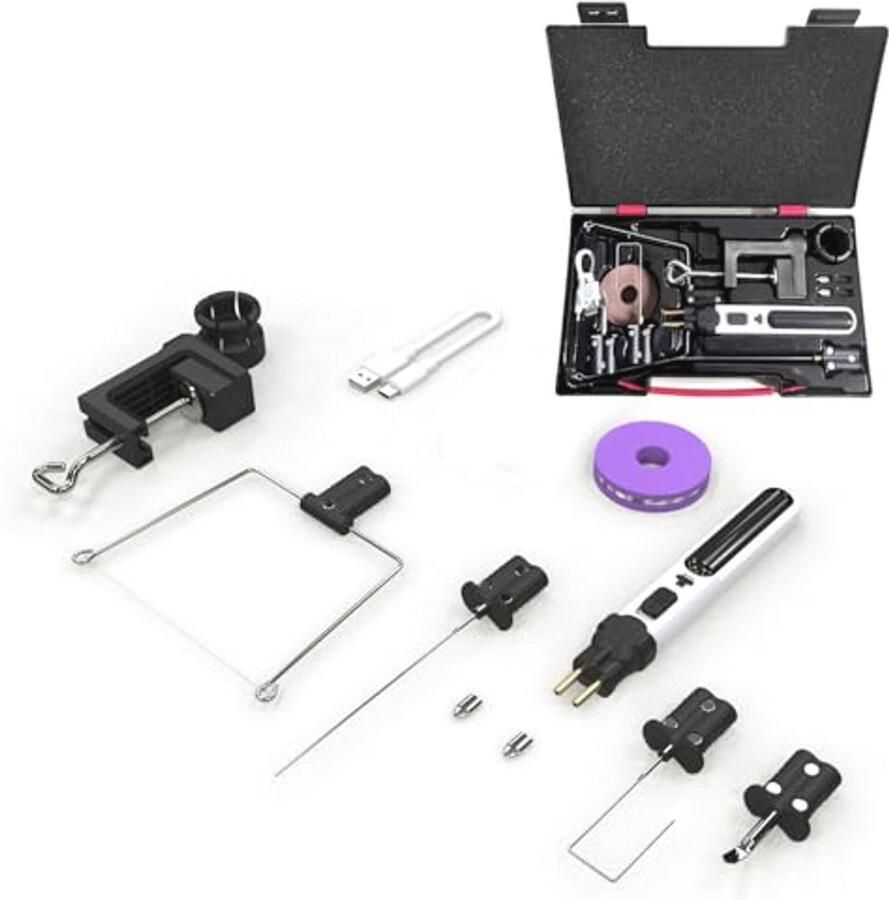 Elektrische piepschuimsnijder 5-in-1 Professionele schuimsnijder met USB-oplading