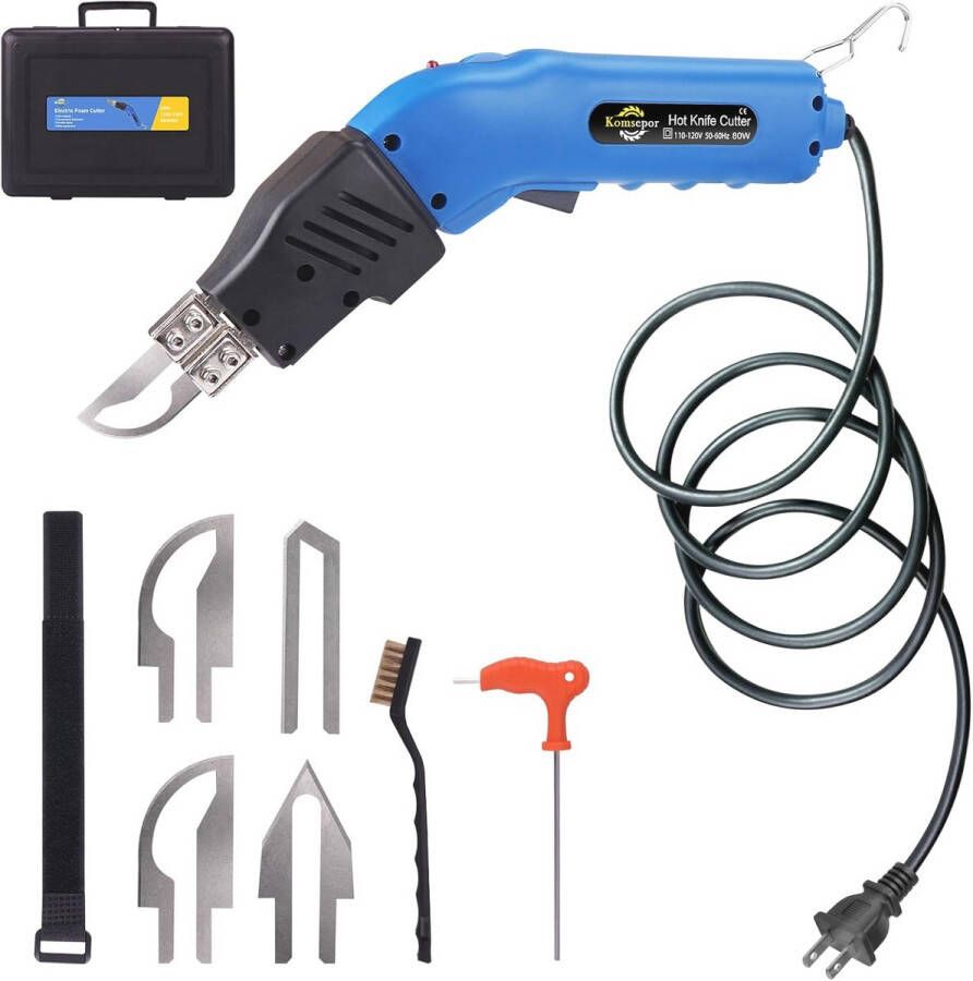 Elektrische piepschuimsnijder met Nichrome messen schuimsnijder met koelsysteem (220-240V 80W)