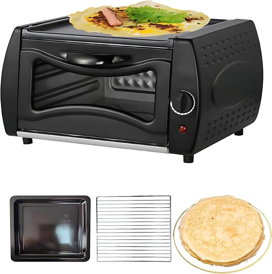 Elektrische Pizza Oven Tandoori Oven Thuis Bakken Instelbare Temperatuur 39x30x20cm
