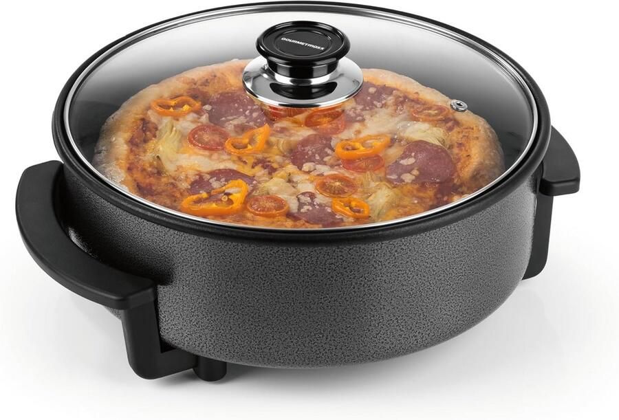 Elektrische Pizza Pan met Thermostaat 30 cm Ideaal voor Pizza Paella en meer