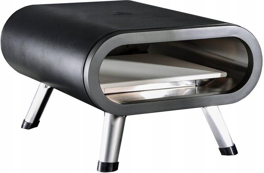 Elektrische Pizzaoven 12 2200W met Pizzasteen & Opvouwbare Poten