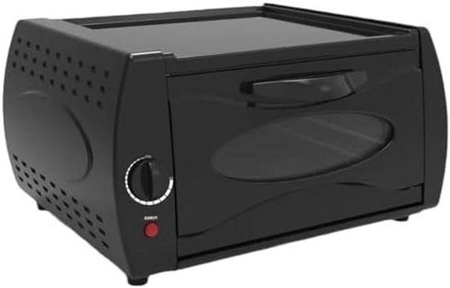 Elektrische Pizzaoven Aanrechtoven Minioven Snel Pizza Bakken Dubbele Kookplaat 12 inch capaciteit Zwart - Foto 1