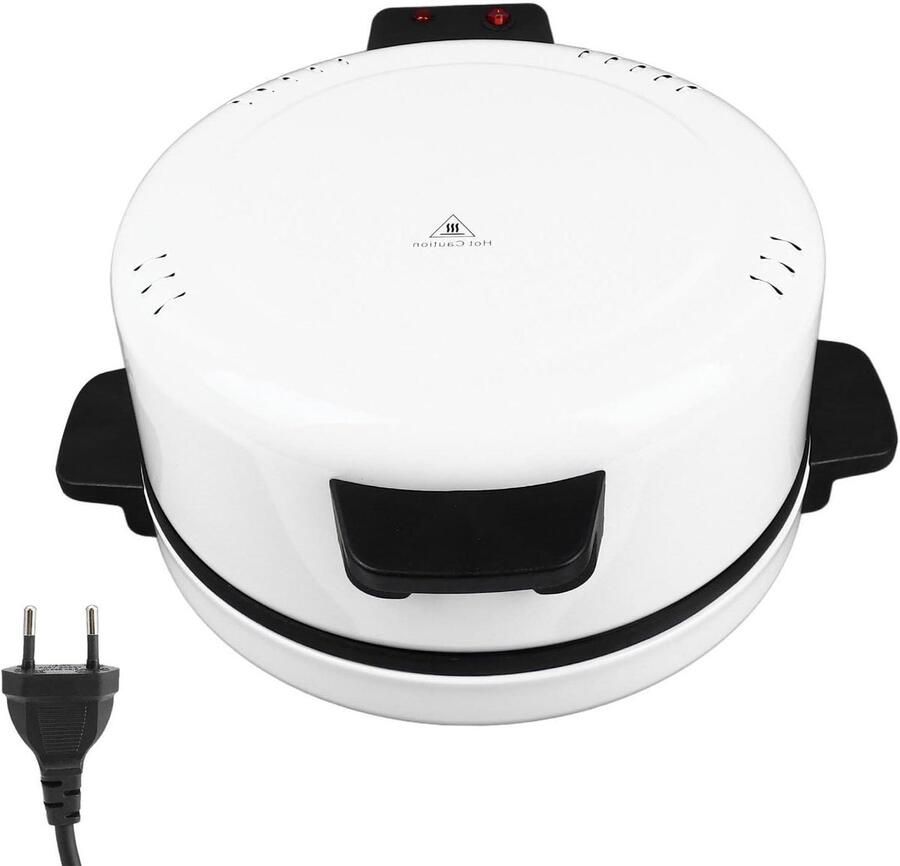 Elektrische Pizzaoven Pizza Maker Machine Thuis Pizza Bakken Snelle Bak Tijd 30 cm Diameter Zilver - Foto 1