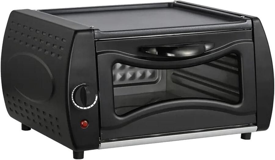 Elektrische Pizzaoven Tandoori Oven Twee Pizza's Bakken Antiaanbaklaag 158 inch Zwart