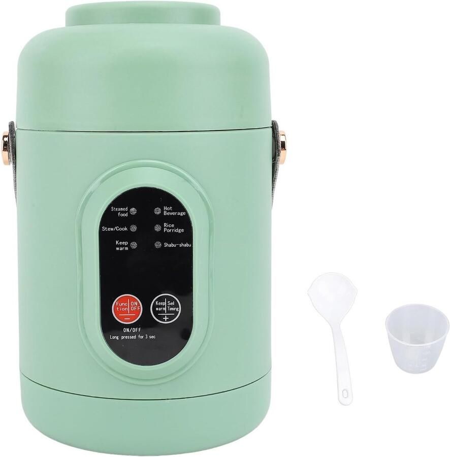 Elektrische Pot 500W 800Ml Reiskookpot Roestvrijstalen Mini-multifunctionele Elektrische Sudderpot voor Het Maken van Soepen Rijst Thee Pap en Noedels (EU-stekker)