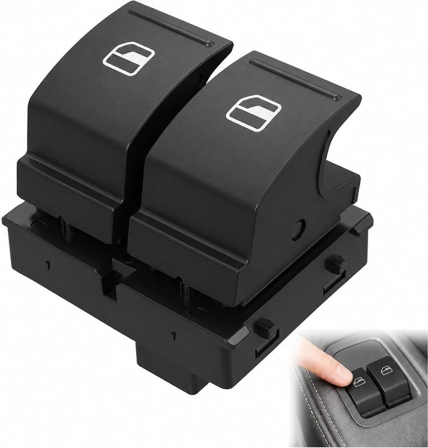 Elektrische raamregelaar voor Seat Ibiza en VW Golf knop 1 stuk