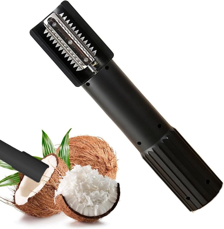 Elektrische Rasp Keuken Rasp Voedsel Bereiden Draadloos Automatisch 24.5 cm Lengte Zwart