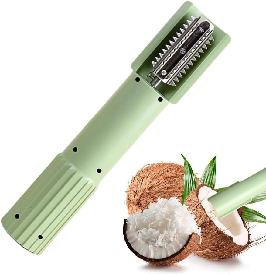 Elektrische Rasp Keukenmachine Fruit Maaltijden Bereiden Draadloos en Draagbaar 24.5 cm Groen