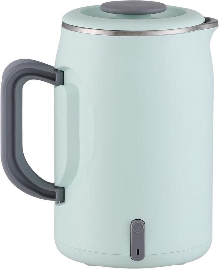 Elektrische Reis Waterkoker Draagbare Kan Snel Water Koken Inklapbare Handgreep 0.6 Liter Groen