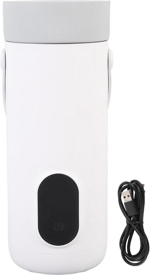 Elektrische Reis Waterkoker Draagbare Ketel Warm Drankje Maken Snel Kokend 10 Minuten 350 ml Zwart