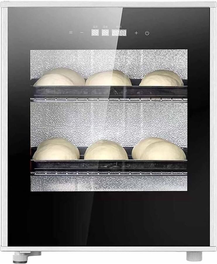 Elektrische rijskast Brood fermentatie Thuis bakken Vochtigheid temperatuurregeling 40 liter capaciteit Roestvrij staal