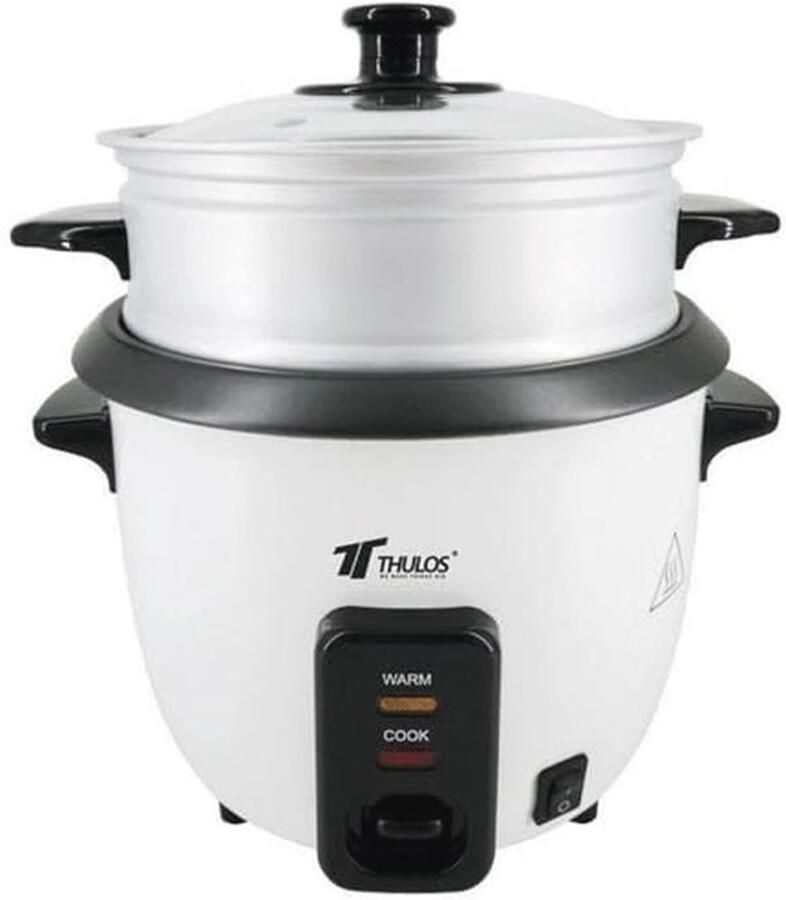 Elektrische rijstkoker 1 8 liter met warmhoudfunctie en stoomfunctie