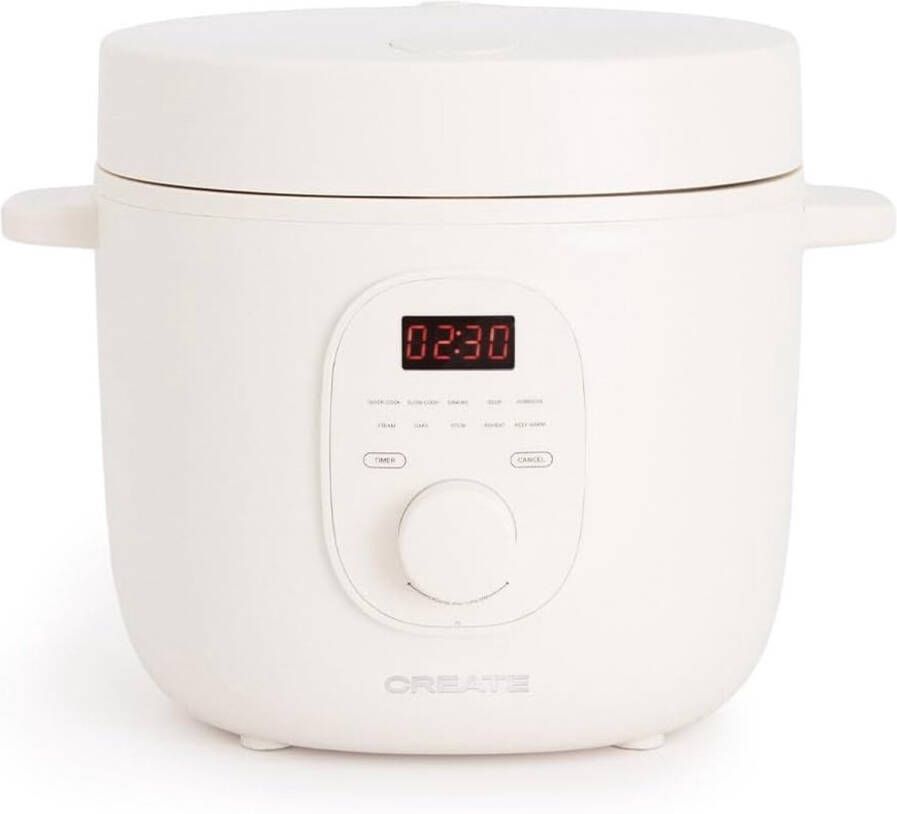 Elektrische rijstkoker 2 l met programmeerbare functies tot 24 uur ideaal voor rijst stoofschotels en soepen