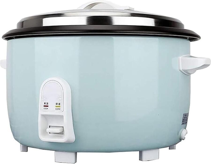 Elektrische Rijstkoker Apparaat voor Rijst Grote Porties Maken Grote Capaciteit Deksel 13 Liter Roestvrij Staal