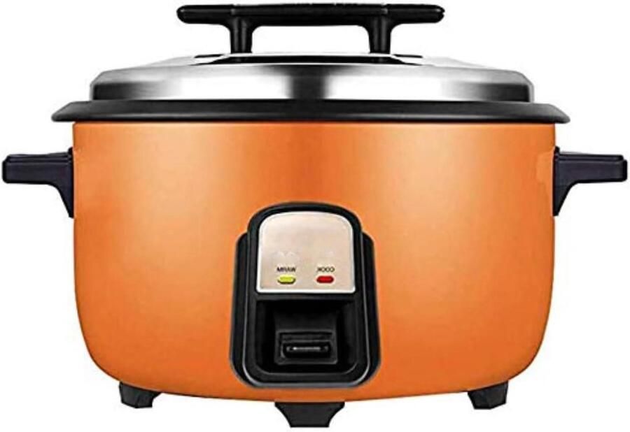 Elektrische Rijstkoker Grote Capaciteit Koker Grote Maaltijden Bereiden Antiaanbaklaag 10 Liter Zilver