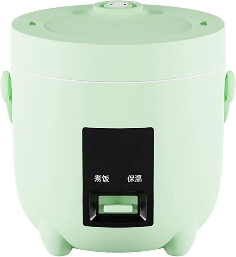 Elektrische Rijstkoker Multikoker Stomer Snelle Maaltijden Antiaanbaklaag 1.2 Liter Groen